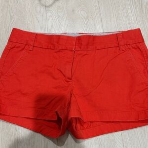 J. Crew Bright Red Women's Shorts